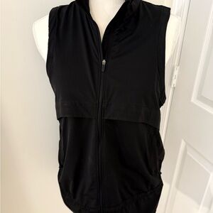 Lululemon Athletica Black Zip-Up Vest